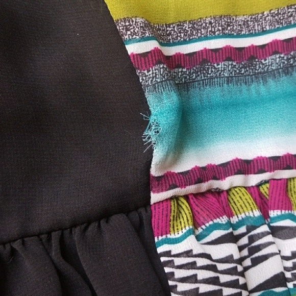 SANS SOUCI sheer see through skirt maxi dress size M - Picture 16 of 16